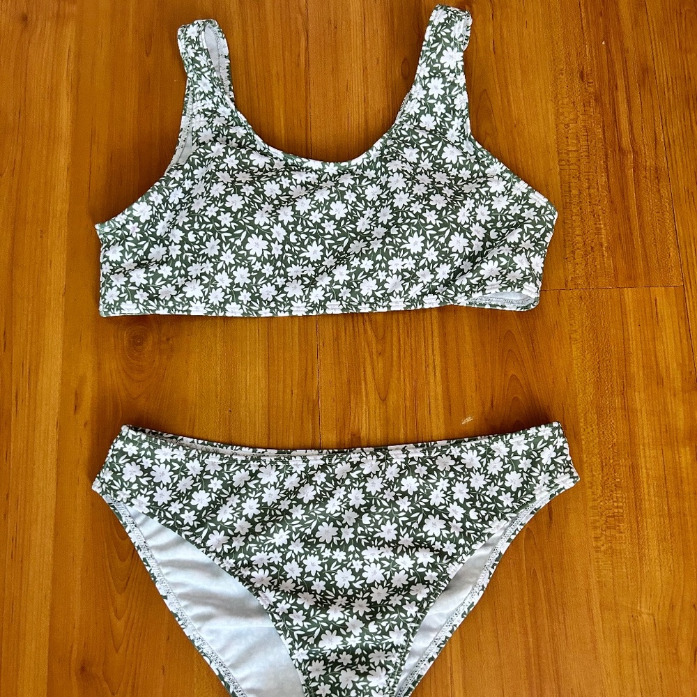 Girl’s flower swim suit